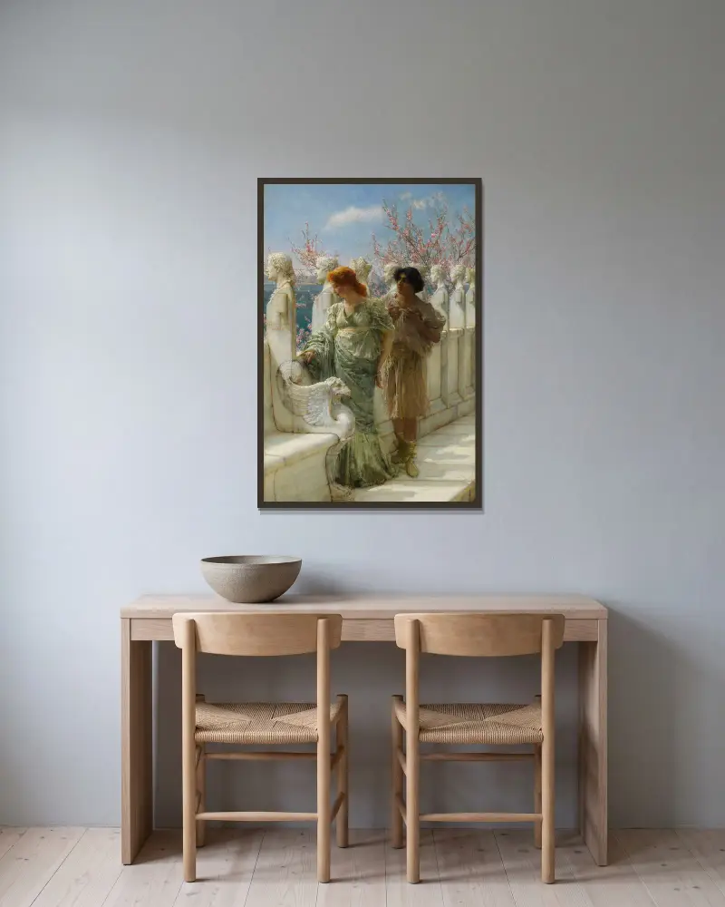 Minione i obecne pokolenia, Lawrence Alma-Tadema w ramie na ścianie