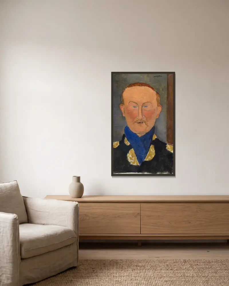 Léon Bakst, Amedeo Modigliani v rámu na stěně
