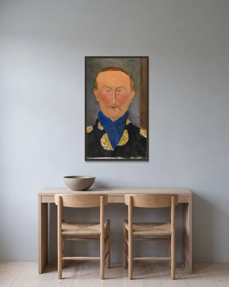 Léon Bakst, Amedeo Modigliani v rámu na stěně