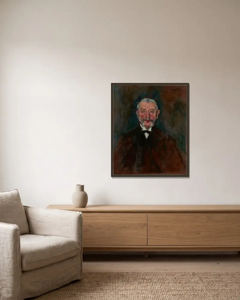 Rytownik Weill, Amedeo Modigliani w ramie na ścianie