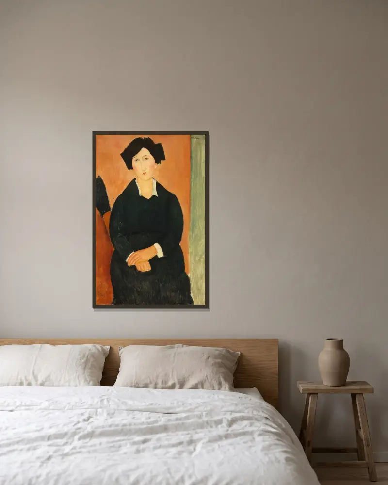 Ital, Amedeo Modigliani v rámu na stěně