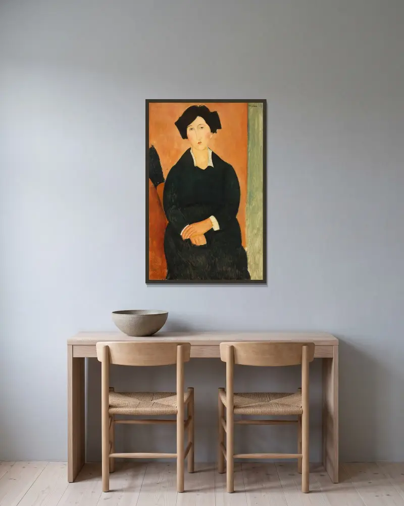 Ital, Amedeo Modigliani v rámu na stěně
