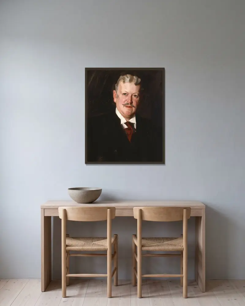 Daniel Catlin, Anders Zorn v rámu na stěně