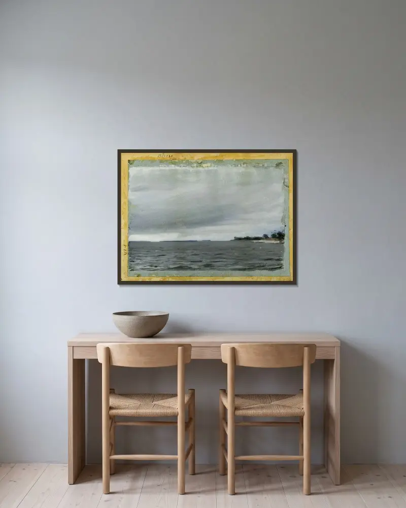 Dragö, Szwecja, Anders Zorn w ramie na ścianie