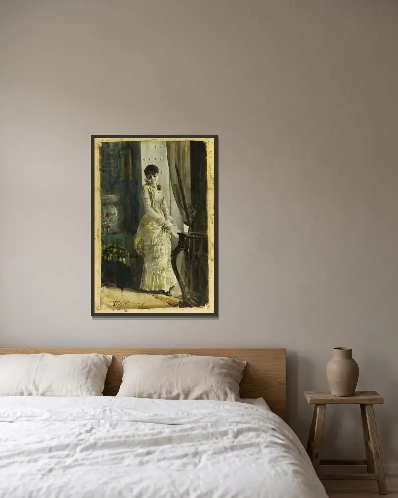 Esperanza av Anders Zorn inramad på en vägg
