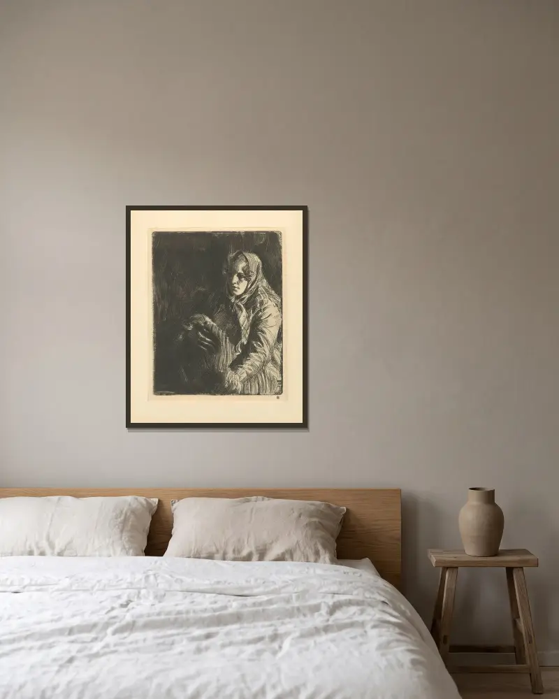 Madonna – Nr. 1, Anders Zorn w ramie na ścianie