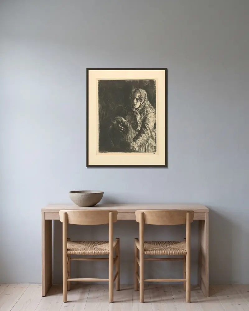Madonna – Nr. 1, Anders Zorn w ramie na ścianie