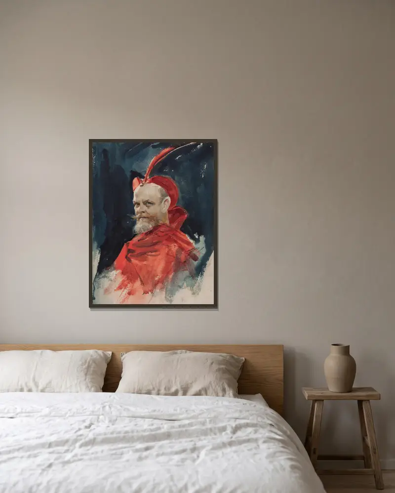 Mefisto (Konsul Dahlander), Anders Zorn w ramie na ścianie