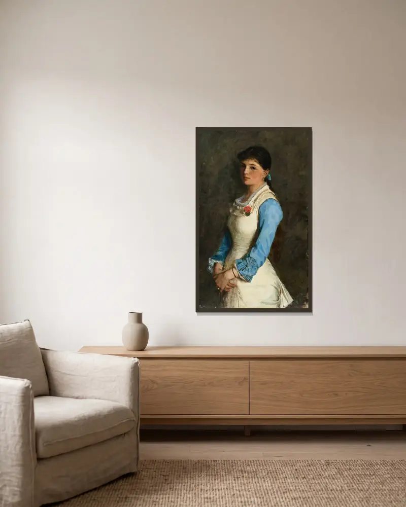Panna Bertha Dölling, Anders Zorn w ramie na ścianie