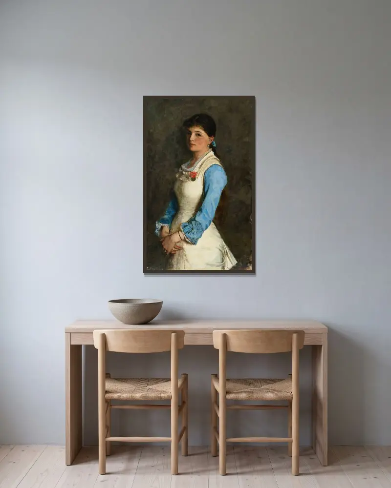 Panna Bertha Dölling, Anders Zorn w ramie na ścianie