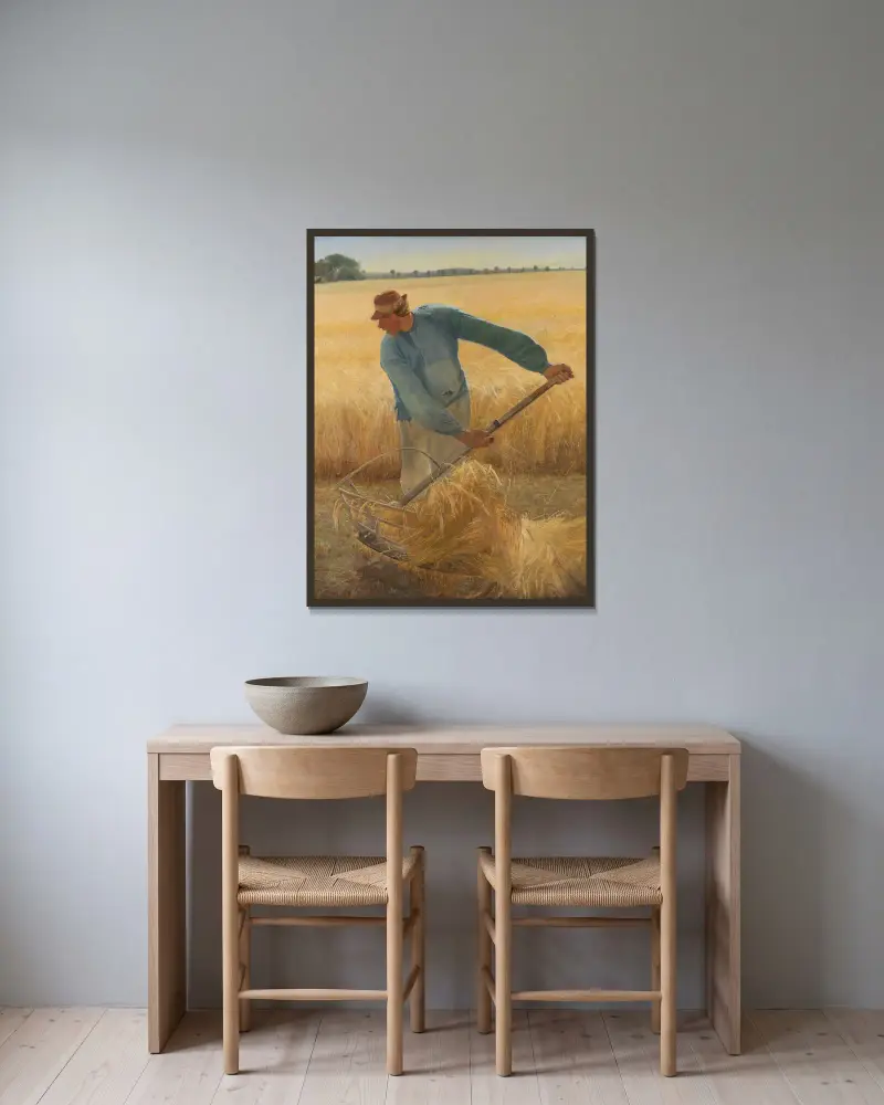 Ernte von Laurits Andersen Ring gerahmt an einer Wand
