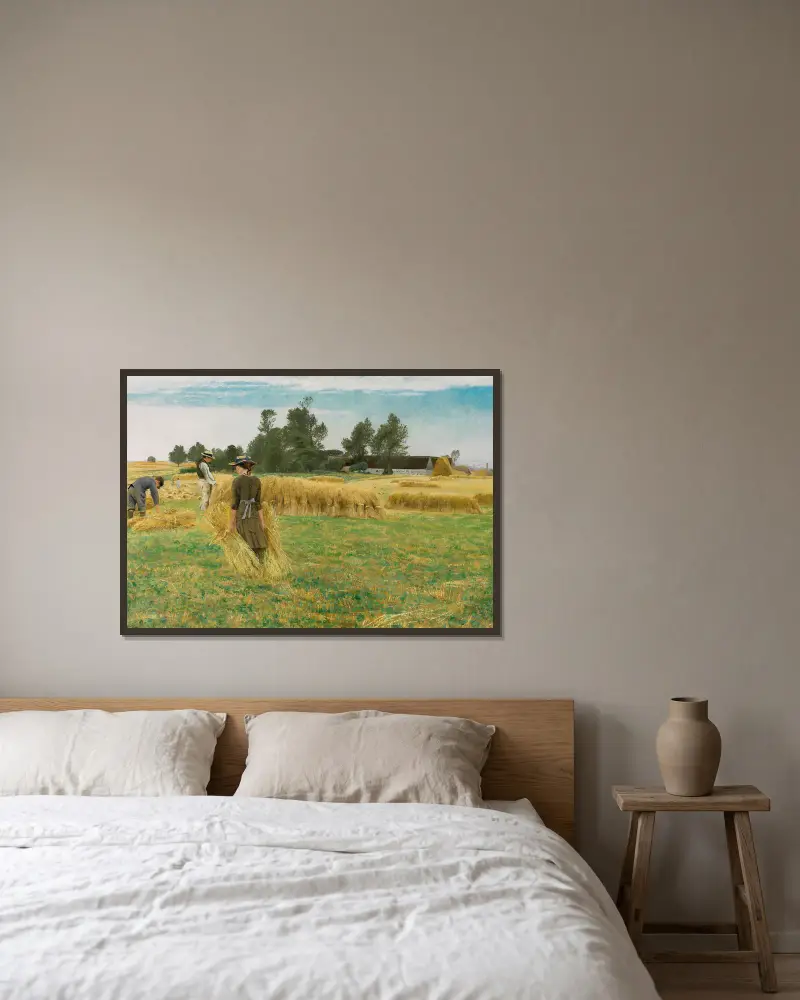 Czas żniw, Ladby, Laurits Andersen Ring w ramie na ścianie