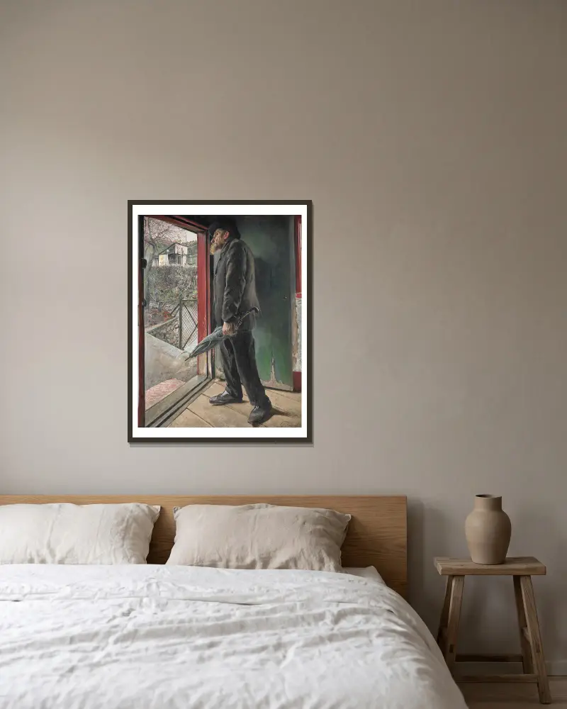 Czy przestał padać deszcz?, Laurits Andersen Ring w ramie na ścianie
