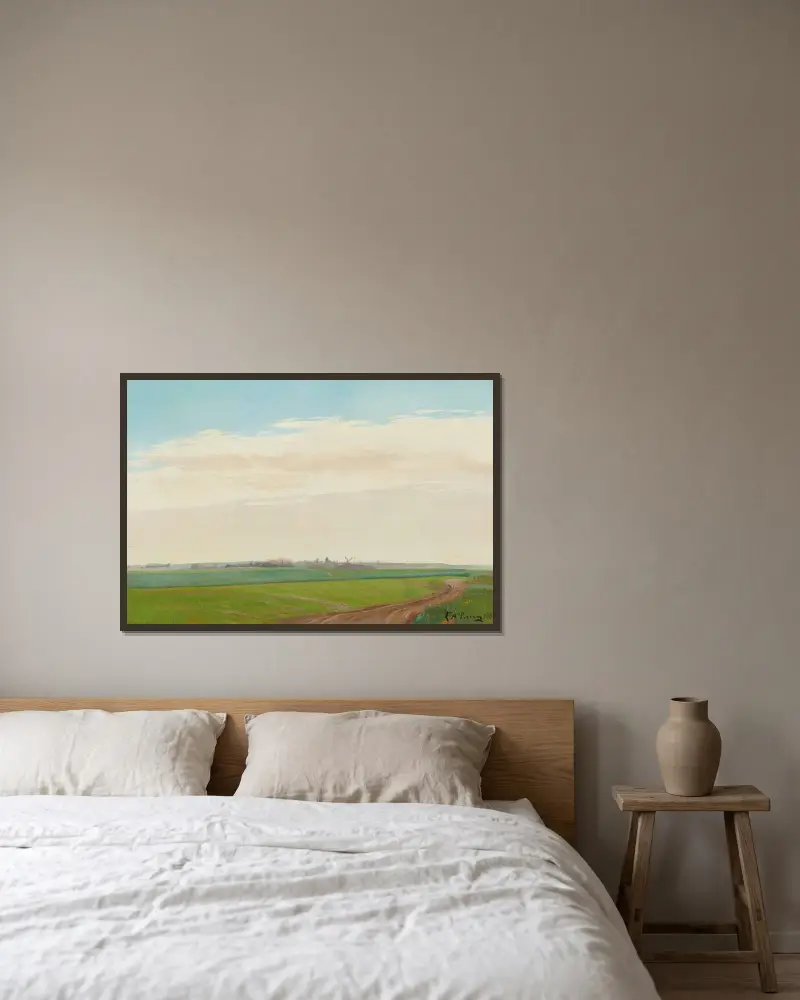 Krajobraz letni, Baldersbrønde, Laurits Andersen Ring w ramie na ścianie