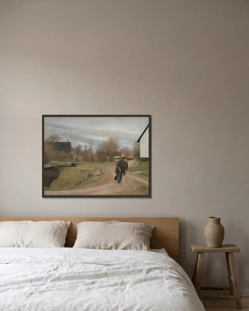 Jaro v Halsu, Jutsko, Laurits Andersen Ring v rámu na stěně