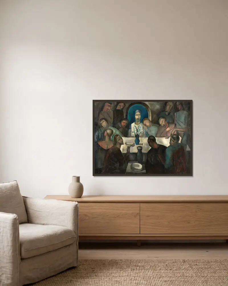 Poslední večeře, André Derain v rámu na stěně