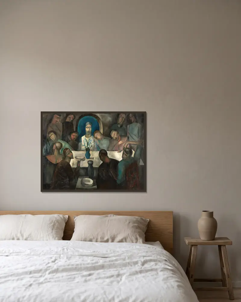 Poslední večeře, André Derain v rámu na stěně
