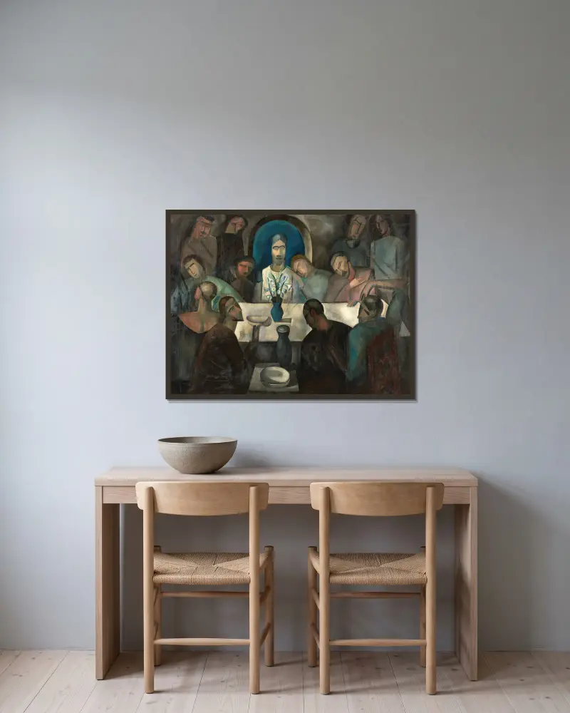 Poslední večeře, André Derain v rámu na stěně