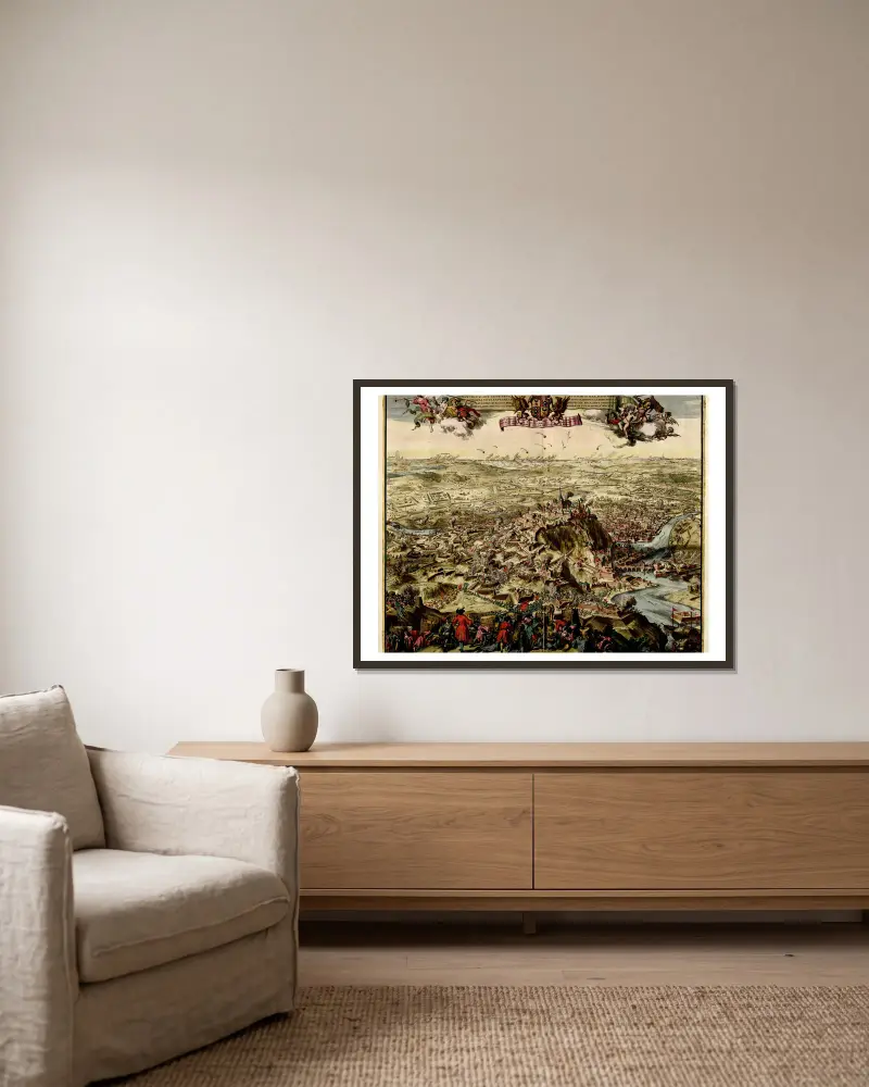 Namurcum von Anna Beek gerahmt an einer Wand