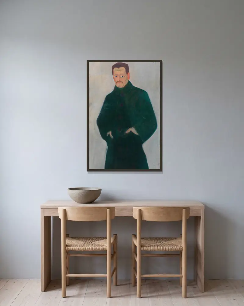 Andreas Thom, Schriftsteller av Anton Faistauer inramad på en vägg