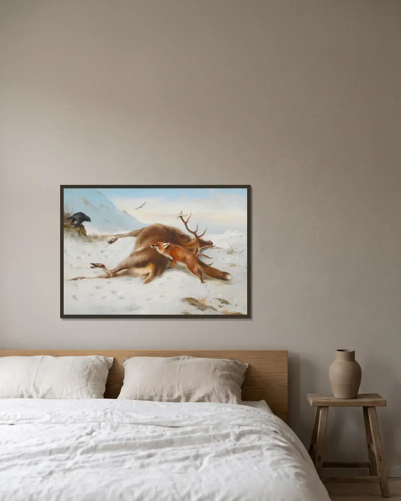Nicht für den Kochtopf von Archibald Thorburn gerahmt an einer Wand