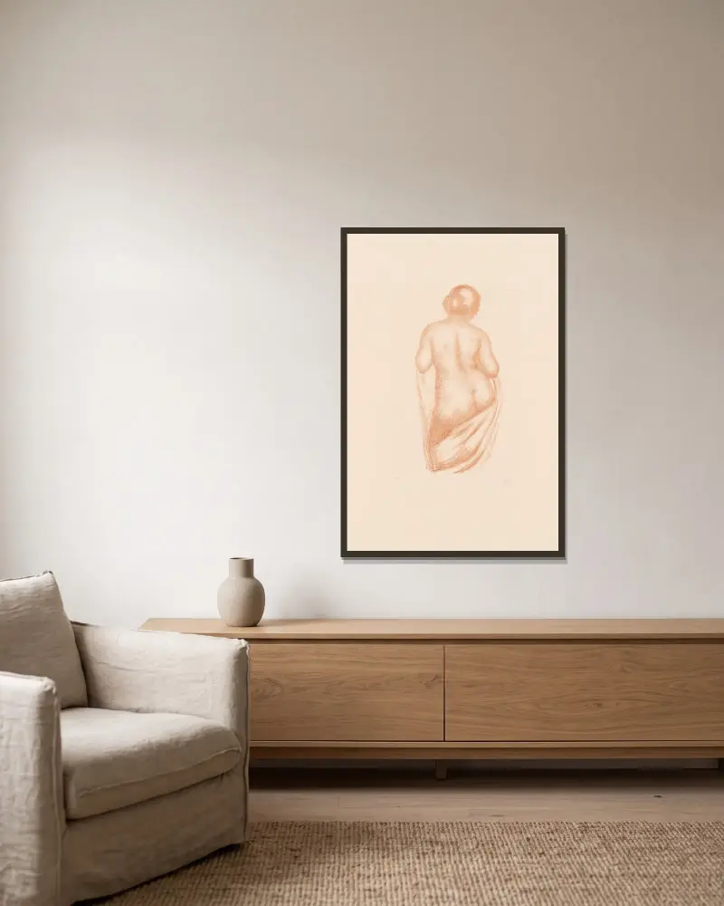 Junon, Aristide Maillol w ramie na ścianie