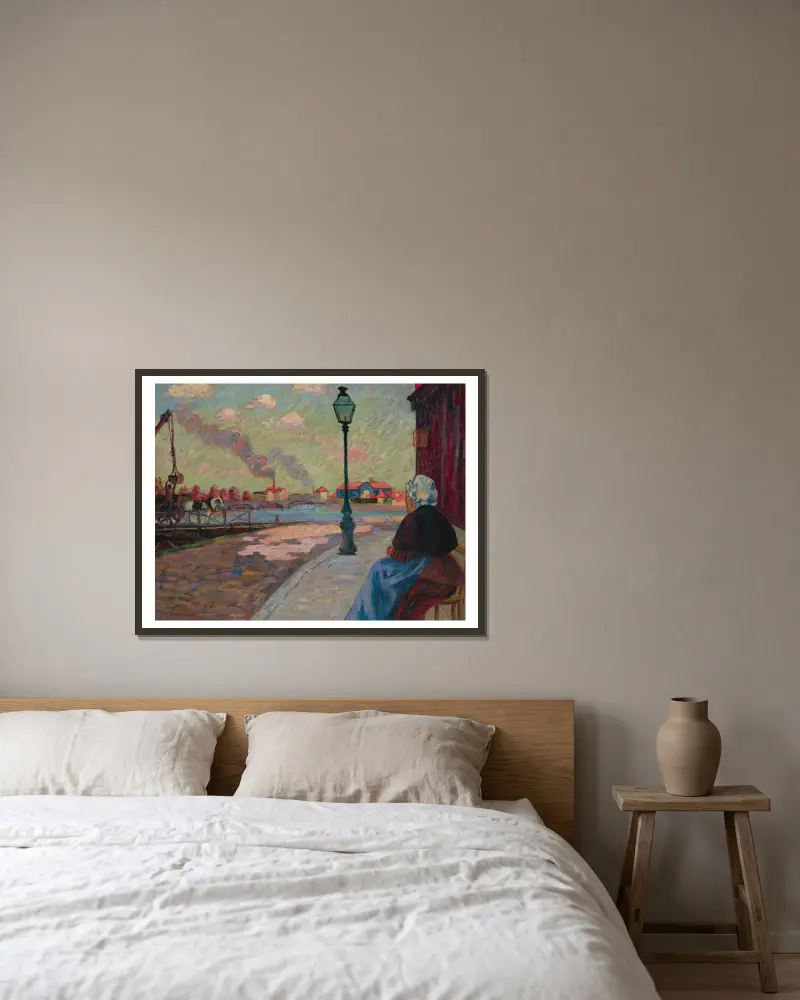 Sekwana w Charenton, Armand Guillaumin w ramie na ścianie