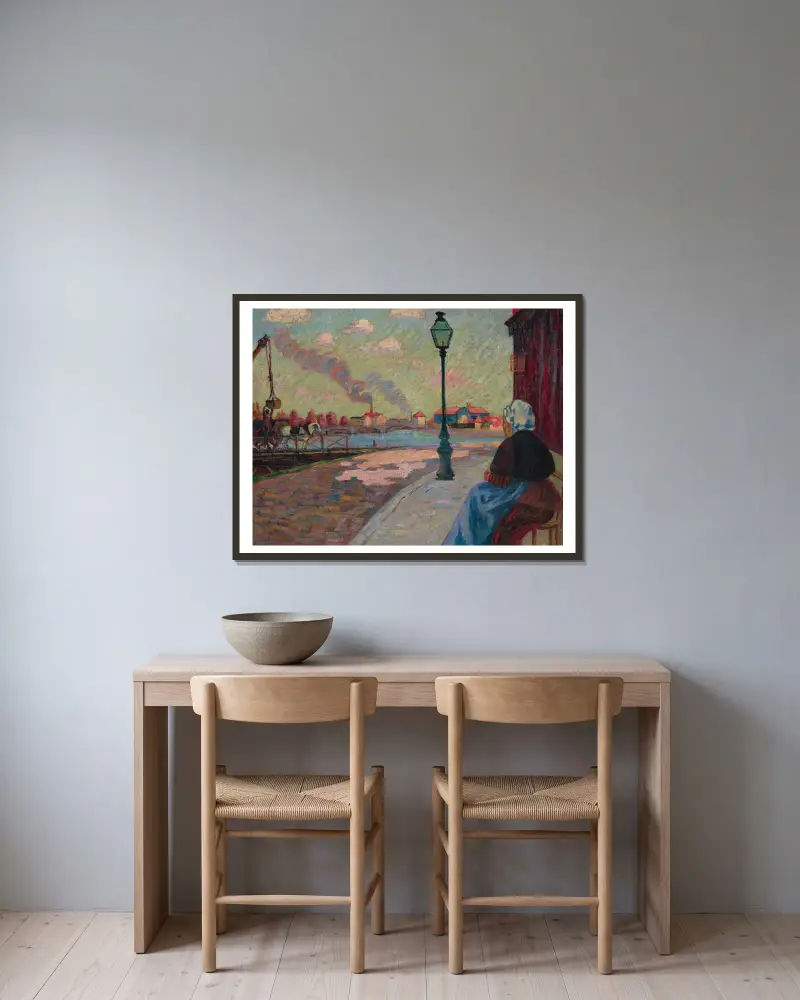 Sekwana w Charenton, Armand Guillaumin w ramie na ścianie