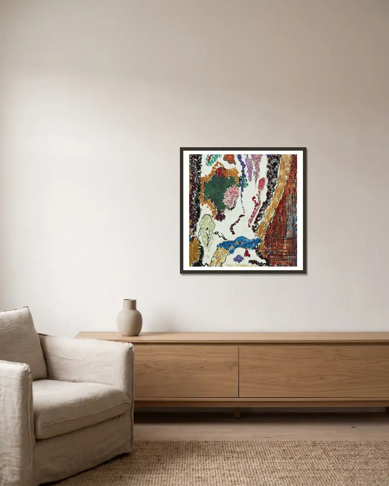 Krzesło, Arthur Dove w ramie na ścianie