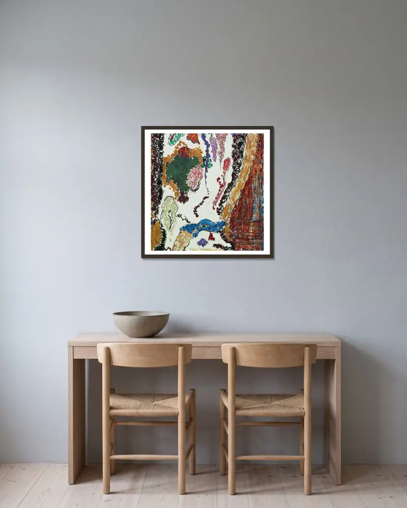 Krzesło, Arthur Dove w ramie na ścianie