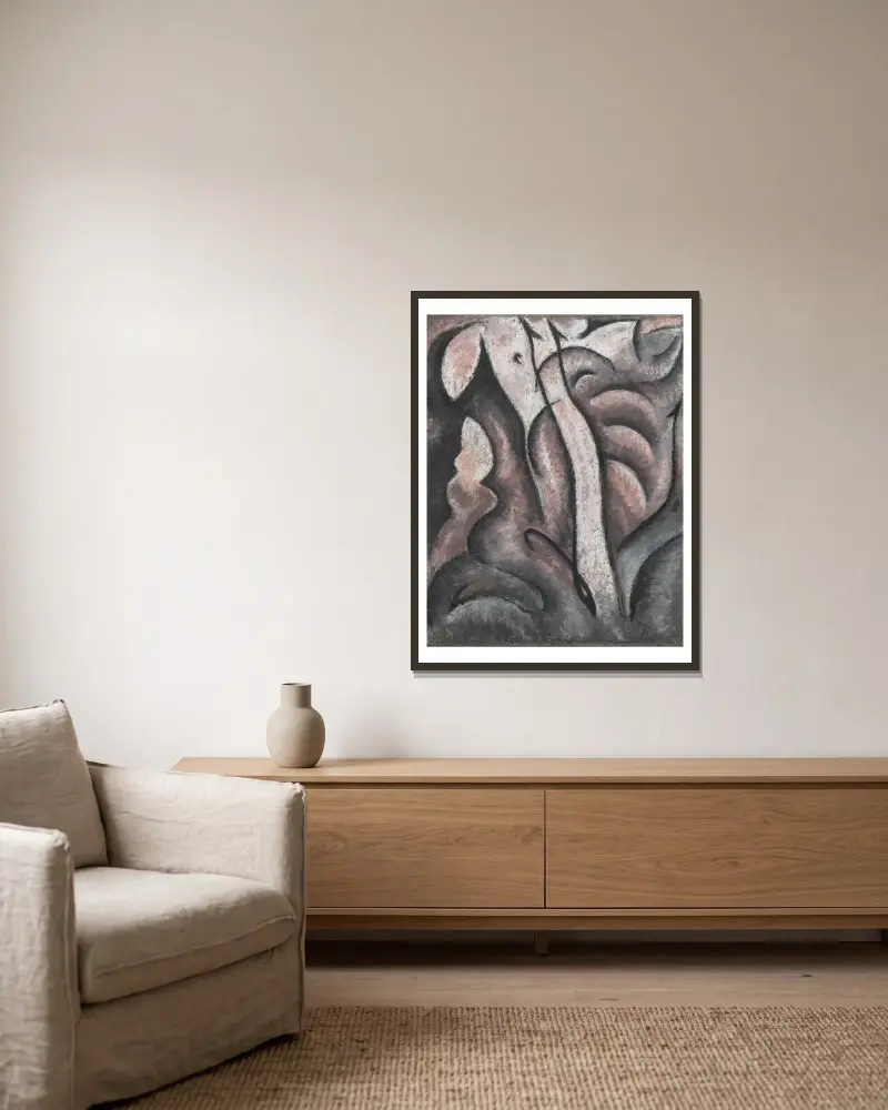 Sentimentalna muzyka, Arthur Dove w ramie na ścianie
