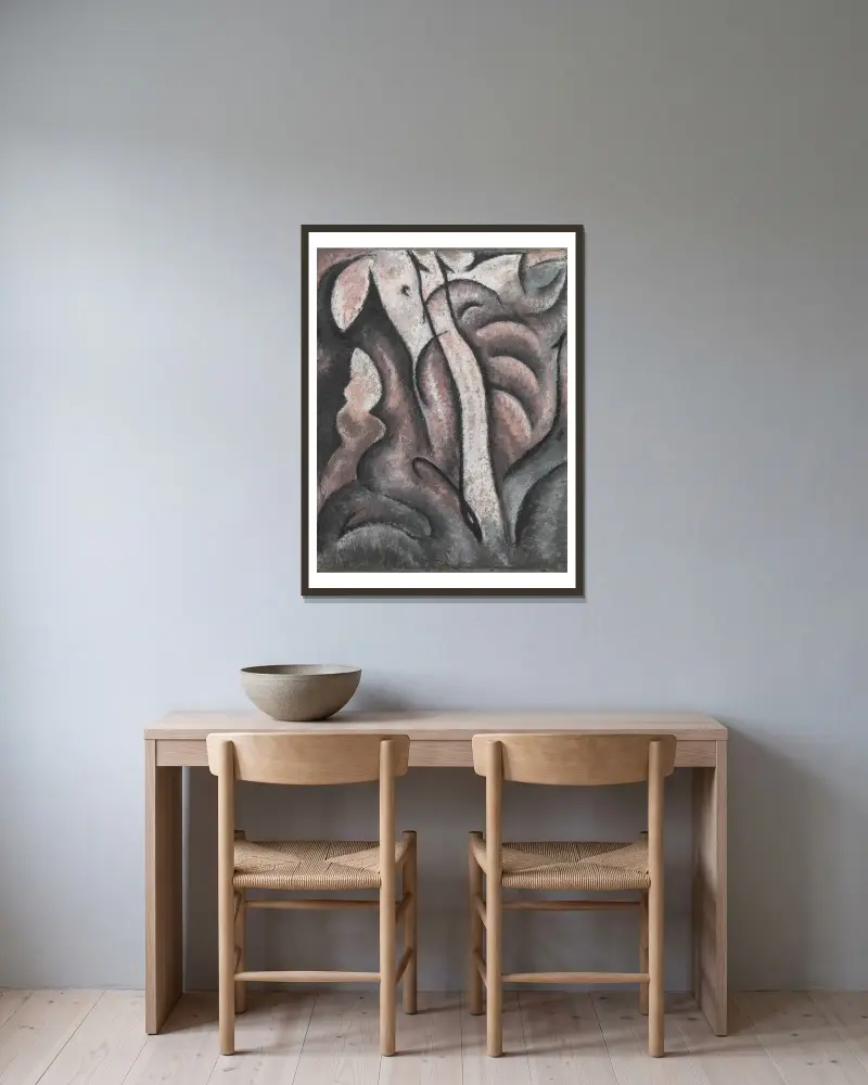 Sentimentalna muzyka, Arthur Dove w ramie na ścianie