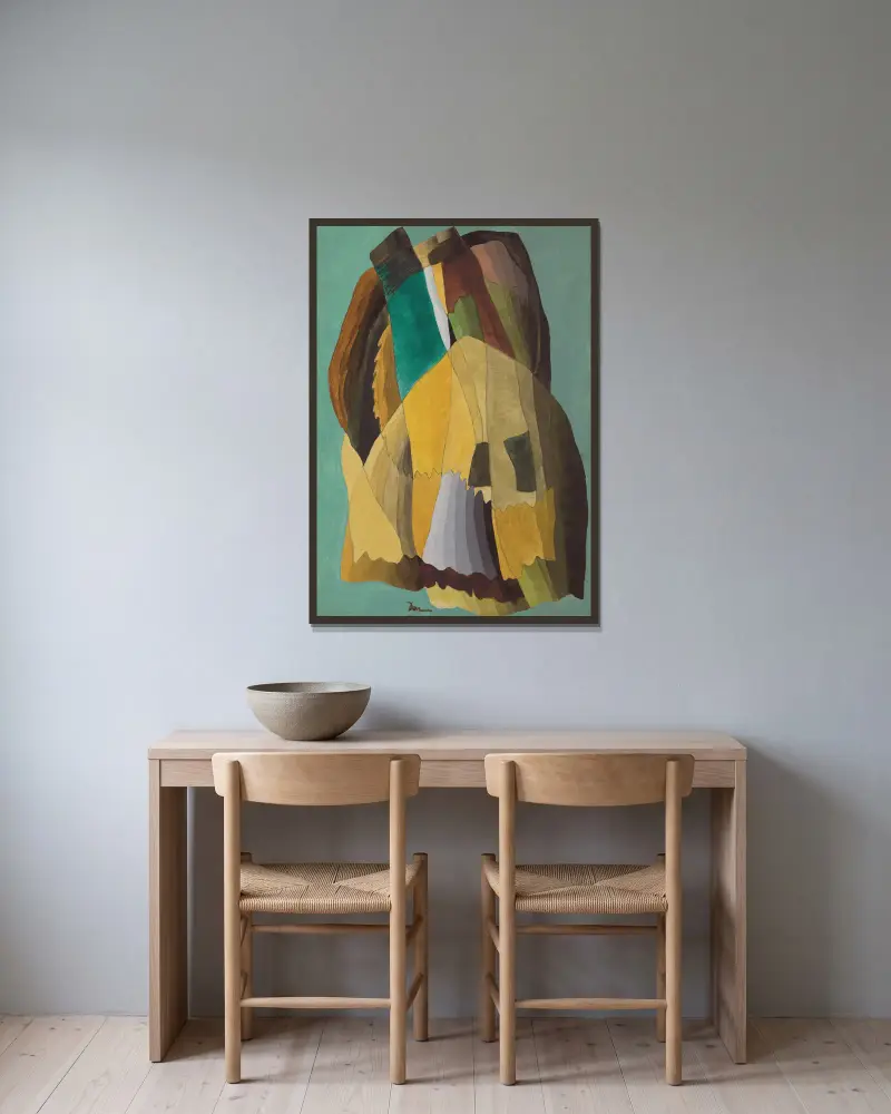 Pobřežní cesta, Arthur Dove v rámu na stěně