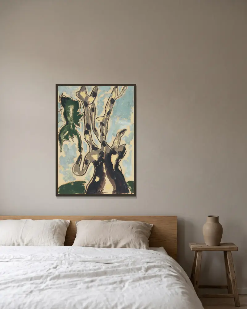 Platan, Arthur Dove v rámu na stěně