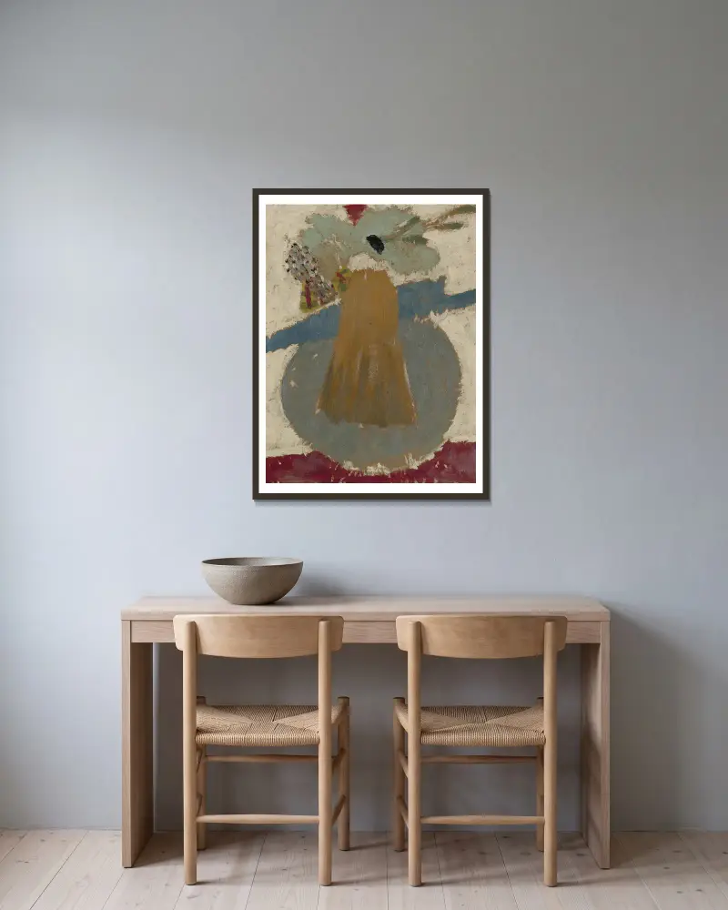 The Brush Broom, Arthur Dove v rámu na stěně