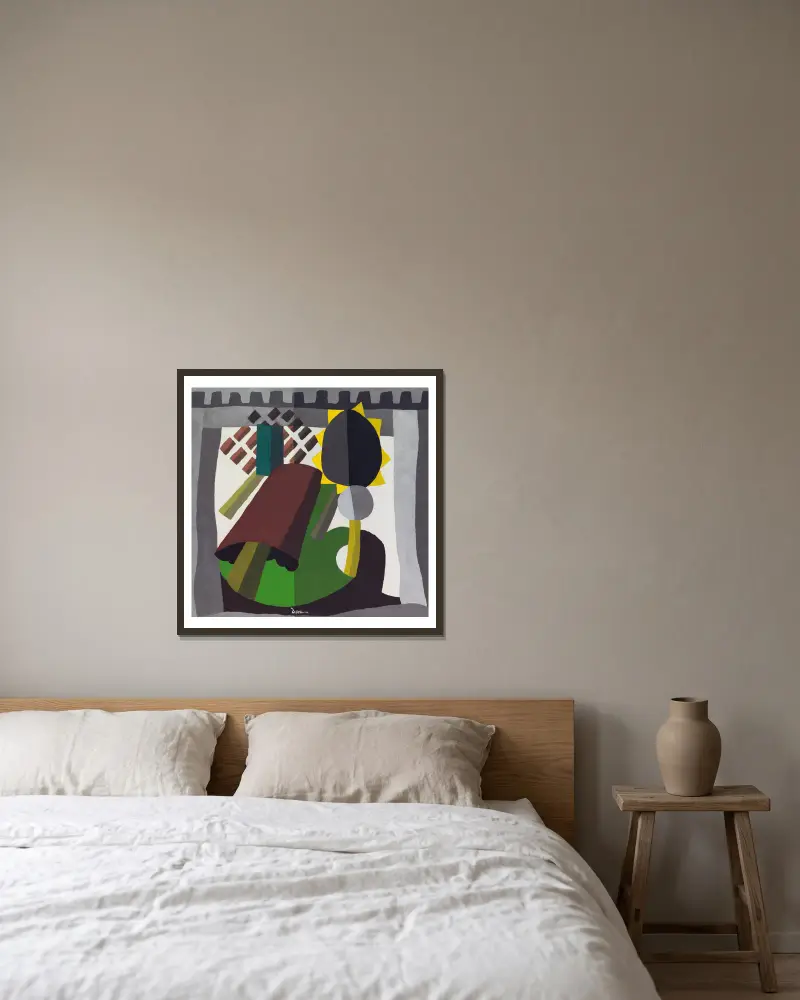 Zajazd, Arthur Dove w ramie na ścianie