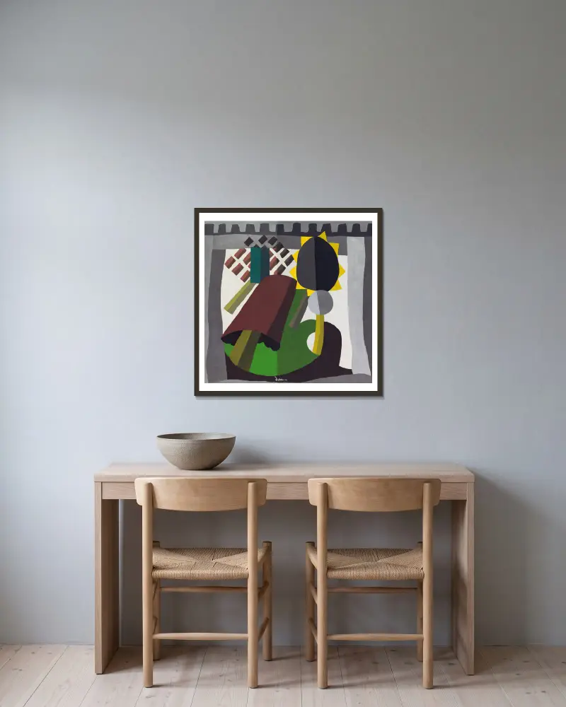 Zajazd, Arthur Dove w ramie na ścianie