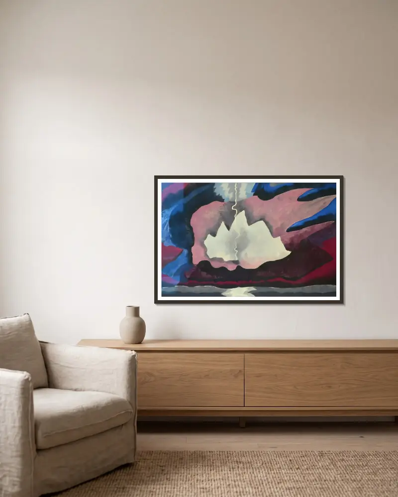 Åskskur, Arthur Dove v rámu na stěně