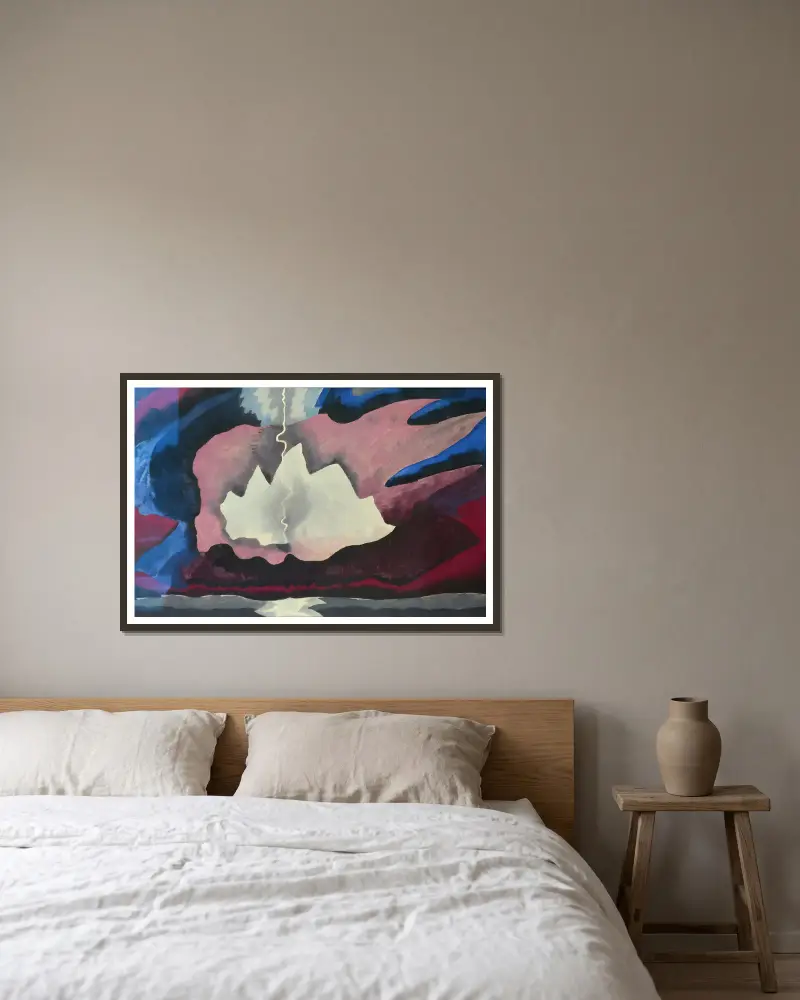 Åskskur, Arthur Dove v rámu na stěně