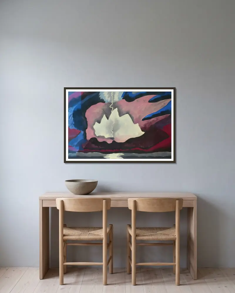 Åskskur, Arthur Dove v rámu na stěně
