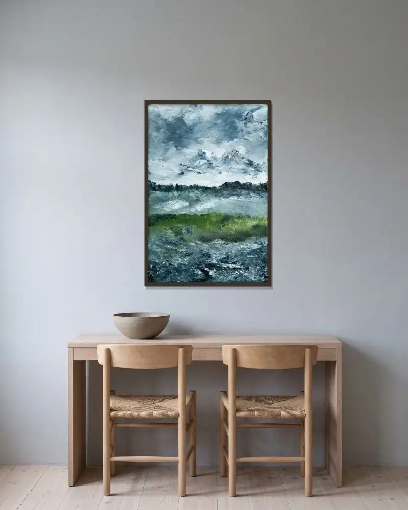 Landscape Study, August Strindberg w ramie na ścianie