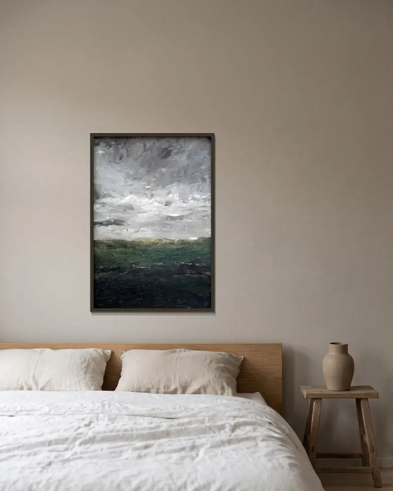 Landscape Study The Heath, August Strindberg w ramie na ścianie