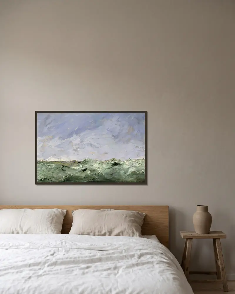 Little Water. Dalarö von August Strindberg gerahmt an einer Wand