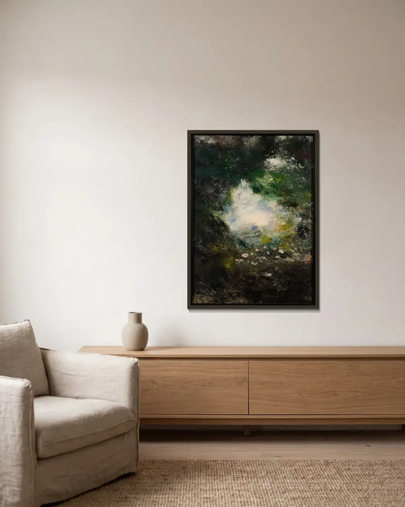 Wonderland von August Strindberg gerahmt an einer Wand