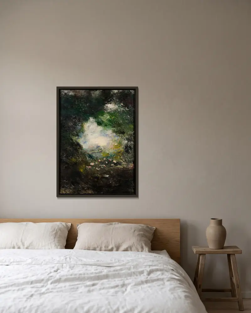 Wonderland von August Strindberg gerahmt an einer Wand