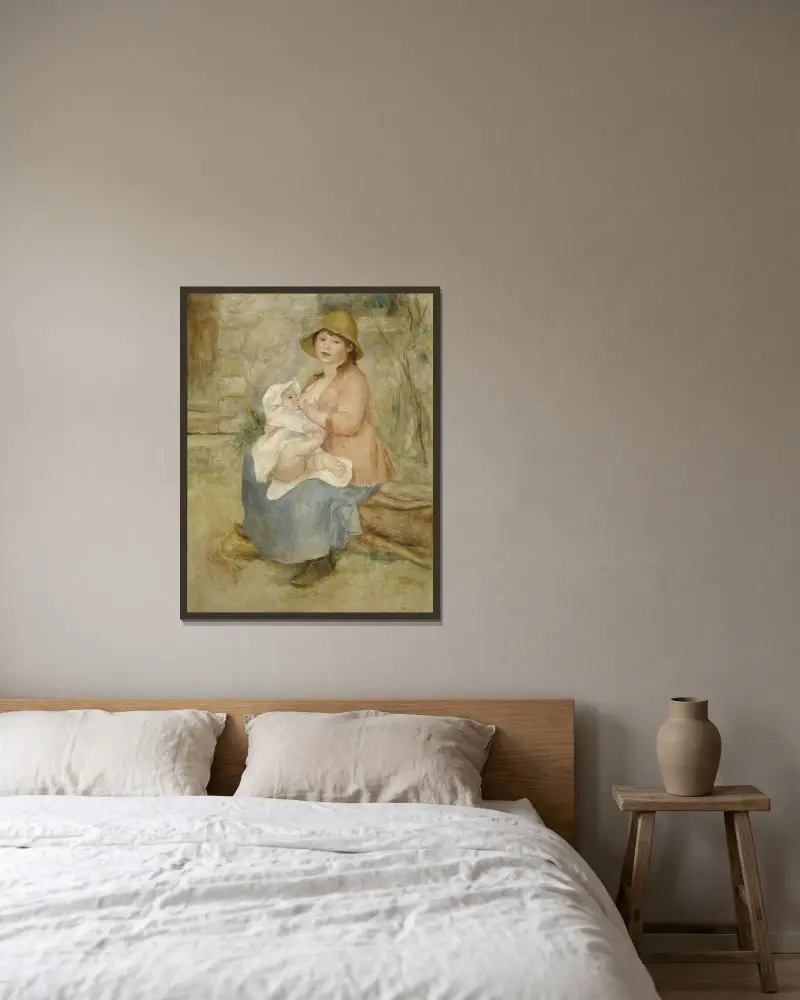 Mateřství, Pierre-Auguste Renoir v rámu na stěně