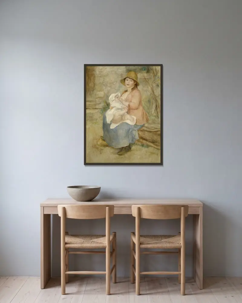 Mateřství, Pierre-Auguste Renoir v rámu na stěně