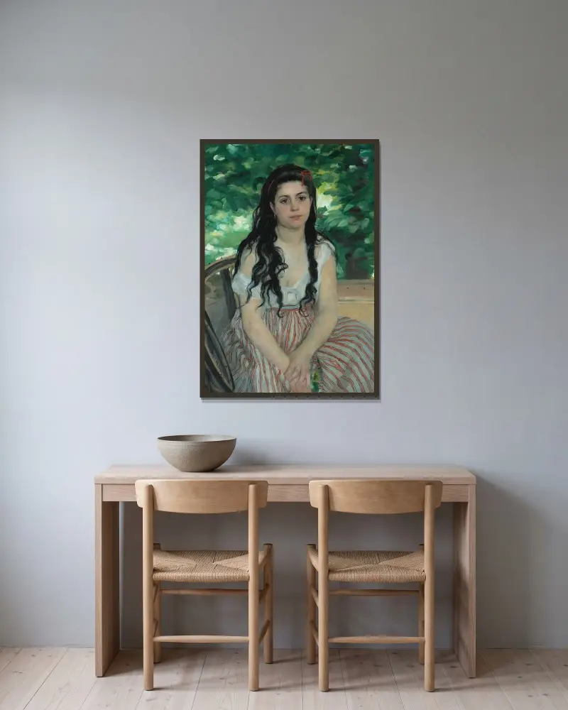 Lato, Pierre-Auguste Renoir w ramie na ścianie