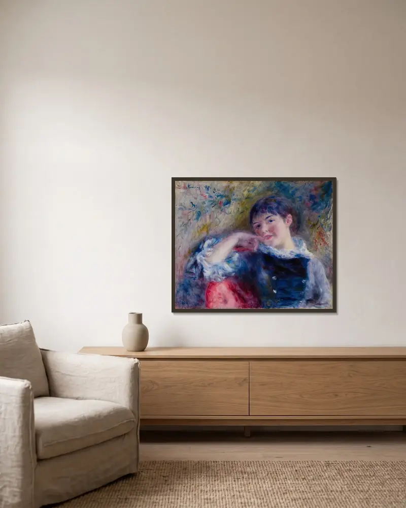 Snílka, Pierre-Auguste Renoir v rámu na stěně