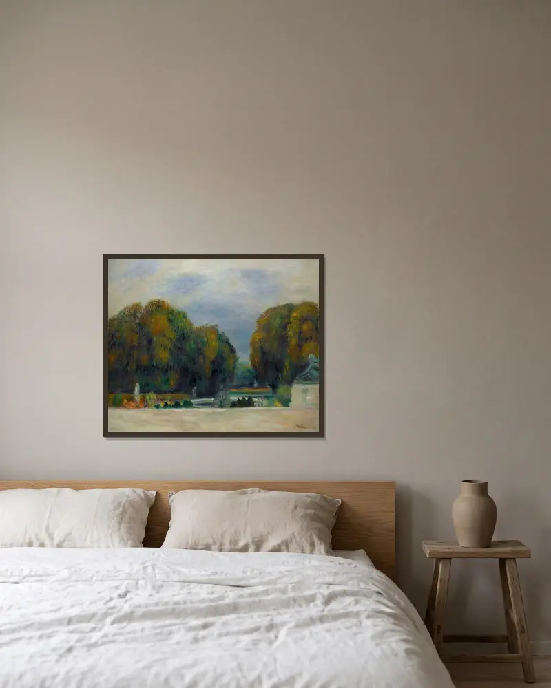 Versailles av Pierre-Auguste Renoir inramad på en vägg